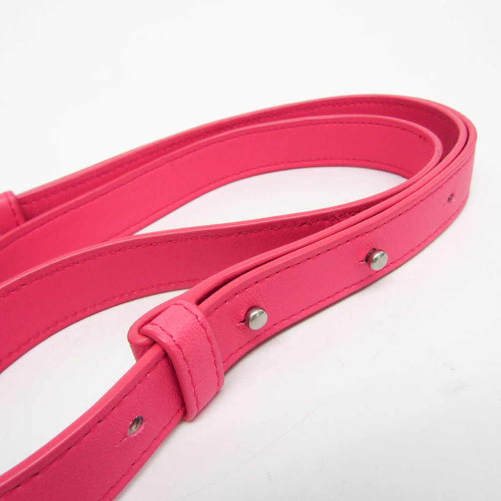 BOTTEGA VENETA Leather Shoulder Bag Pink - Picture 7 of 12